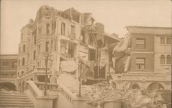 Earthquake Damage Postcard