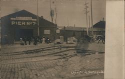 Effects of Earthquake - Outside of Pier No. 7 San Francisco, CA Postcard Postcard Postcard