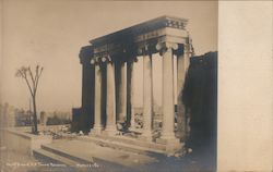 Ruins of A.N. Towne Residence, Nob Hill San Francisco, CA Postcard Postcard Postcard