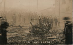 Hose Cart Burned San Francisco, CA Postcard Postcard Postcard