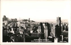 Downtown District San Francisco, CA Postcard Postcard Postcard