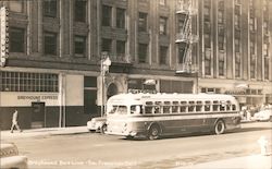 Greyhound Bus Line Postcard