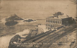 Cliff House and Seal Rocks as Seen from Sutro Heights Postcard