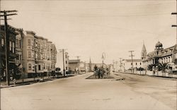 Street Scene Postcard