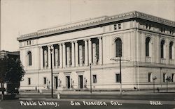 Public Library Postcard