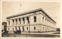 Public Library San Francisco, Cal. Postcard