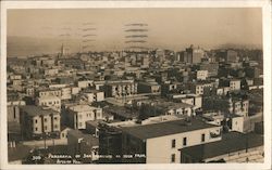 Panorama of City from Russian Hill Postcard