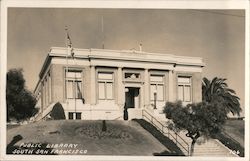 Public Library Postcard