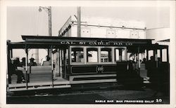 California Street Cable Car San Francisco, CA Postcard Postcard Postcard