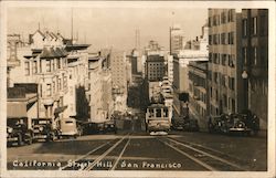 California Street Hill Postcard