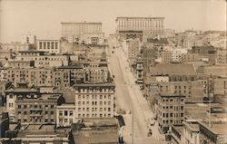 California Street, Nob Hill, Fairmont Hotel Postcard