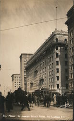 Market Street Showing Palace Hotel San Francisco, CA Postcard Postcard Postcard