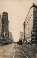 Market Street, Cable Car San Francisco, CA Postcard Postcard Postcard