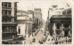 Grant Avenue & Market Street Postcard