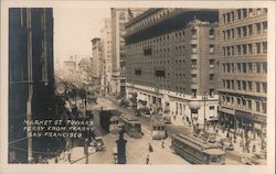 Market St. Toward Ferry from Kearny San Francisco, CA Postcard Postcard Postcard