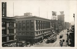 Market Street at Fifth Postcard