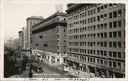 Market St. at Geary Postcard