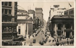 Grant Ave & Market St San Francisco, CA Postcard Postcard Postcard