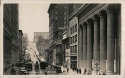 California Street San Francisco, CA Postcard Postcard Postcard