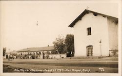 San Miguel Mission, 1797 California Postcard Postcard Postcard