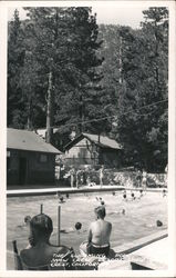 The Swimming Pool, Snow Crest Resort Mt. Baldy, CA Postcard Postcard Postcard