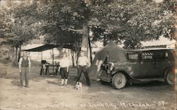 Camping in the State Park, 1959 Postcard