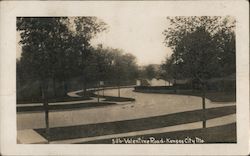 Looking Along Valentine Road Kansas City, MO Postcard Postcard Postcard