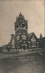 First Baptist Church, Trenton Postcard