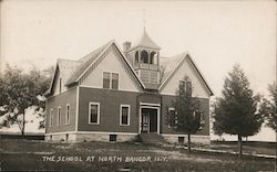 School at North Bangor New York Postcard Postcard Postcard