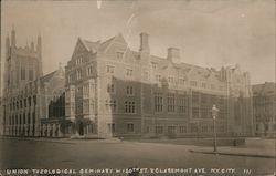 Union Theological Seminary - W 120th Street & Claremont Postcard