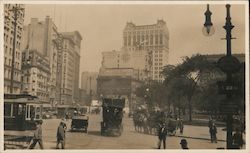 23rd Street, Broadway at Madison Square, Hoffman House, Cross English Gloves Postcard