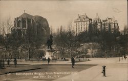 Morningside Heights from Manhattan Avenue and 114th Street New York, NY Postcard Postcard Postcard