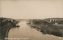 Washington Bridge New York, NY Thaddeus Wilkerson Postcard Postcard Postcard