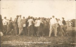 1913 OAC Football Freshmen vs. Sophomore "Bag Rush" Postcard