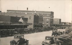 Rare Street Scene Thaxton Bros. Hardware, Ellis & Ware Dry Goods Postcard