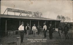 Packing Station near Depot Japanese Nursery Postcard