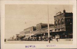 Street View Bowie, TX Postcard Postcard Postcard