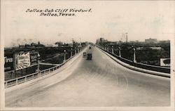 Dallas-Oak Cliff Viaduct Texas Postcard Postcard Postcard