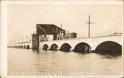 Great Galveston Causeway Texas Herbert Photo Postcard Postcard Postcard