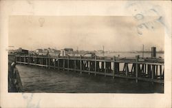 Dock at Galveston Texas Postcard Postcard Postcard