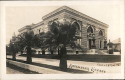 Rosenberg Library Galveston, TX Postcard Postcard Postcard