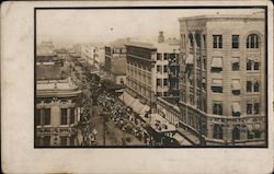 Tremont Street Looking North Galveston, TX Postcard Postcard Postcard