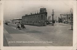 Beach Front Boulevard Postcard