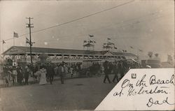 On the Beach Galveston, TX Postcard Postcard Postcard