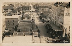 Bird's Eye View of Tremont Street, looking South Galveston, TX Maurer Photo Postcard Postcard Postcard