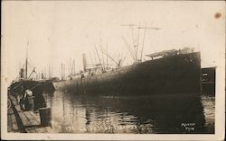 Galveston Harbor Texas Maurer Photo Postcard Postcard Postcard