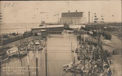 View of Harbor Looking East Galveston, TX Trube Photo Postcard Postcard Postcard