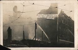 Remains of the Stowers Bldg., Main Street Fire 1912 Houston, TX Postcard Postcard Postcard