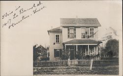 House at 1417 La Branch Street Houston, TX Postcard Postcard Postcard