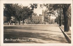 Main Street Boulevard North Houston, TX Postcard Postcard Postcard